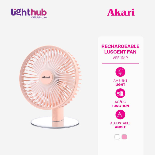 Akari Rechargeable Luscent Fan (ARF-134)