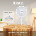Akari Rechargeable Tripod Fan (ARF-139)