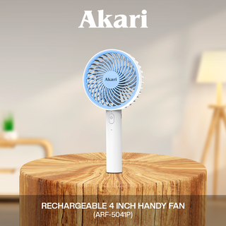 CLEARANCE SALE: Akari 4" Rechargeable Handy Fan (ARF-5041)