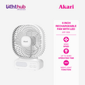 Akari 6" Rechargeable Tree Fan (ARF-5166)