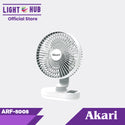 Akari 8" Rechargeable Fan with LED Night Light (ARF-8008)