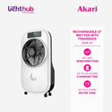 Akari Rechargeable Mist Fan with Fragrance (ARMF-12F)