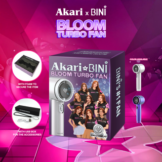 Akari X Bini: Akari Rechargeable Bloom Turbo Fan