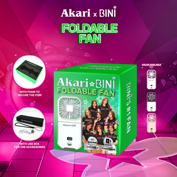 AkarixBini : Akari Rechargeable Foldable Fan (ABF-F30W)