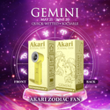 Akari Rechargeable Pocket Rocket Zodiac Fan Gemini (ARF-PR3)