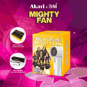 Akari X Bini : Akari Rechargeable Mighty Fan(ABF-S001W) White