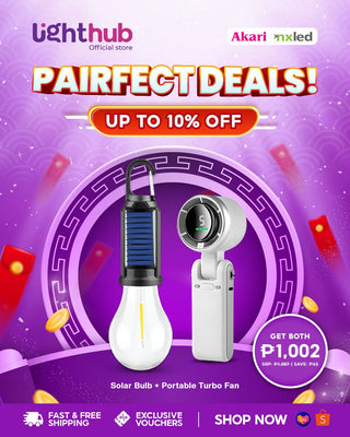 Nxled Solar Bulb + Akari Turbo Fan