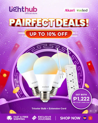 Nxled Tricolor Bulb + Akari Extension Cord