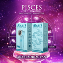 Akari Rechargeable Pocket Rocket Zodiac Fan (NEW ARRIVAL) Pisces (ARF-PR12)