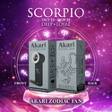 Akari Rechargeable Pocket Rocket Zodiac Fan (NEW ARRIVAL) Scorpio (ARF-PR8)
