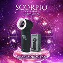 Akari Rechargeable Pocket Rocket Zodiac Fan (NEW ARRIVAL) Scorpio (ARF-PR8)