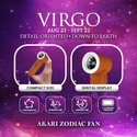 Akari Rechargeable Pocket Rocket Zodiac Fan (NEW ARRIVAL) Virgo (ARF-PR6)
