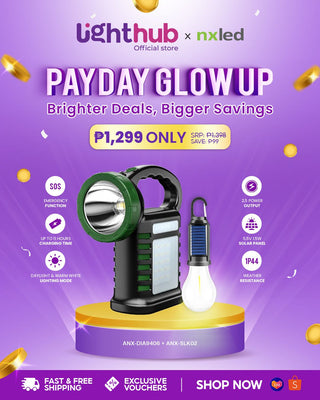 Nxled Solar Emergency Light Bundle