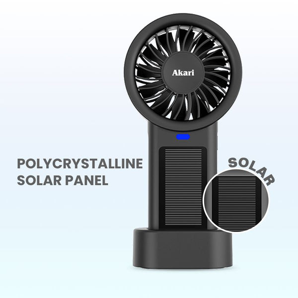 Akari Rechargeable Solar Jet Fan