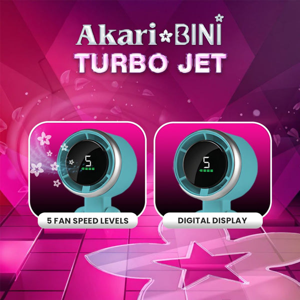 AkarixBini : Rechargeable Turbo Jet fan (ABF-TJ)
