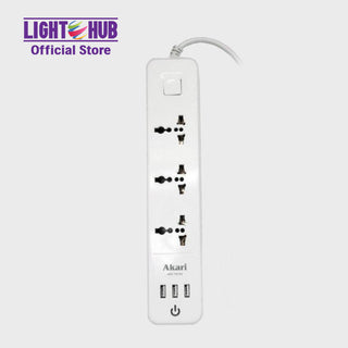 CLEARANCE SALE: Akari 3 Gang Extension Cord (AEC-7673U)