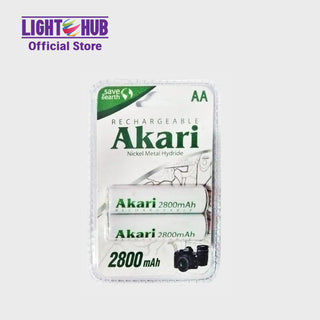 Akari Rechargeable Battery 2x2800mah AA NiMH (ARB2800MH-BP2)