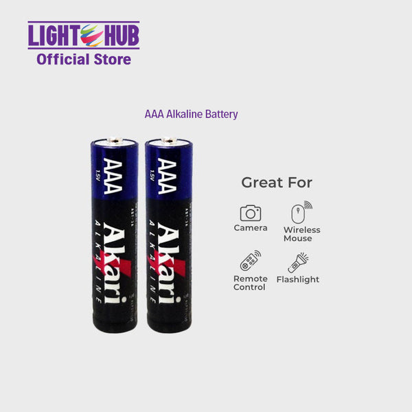 Akari B1T1: Alkaline Battery 1.5V AAA LR03 | 4+2 Blister Pack (ABT-3A)