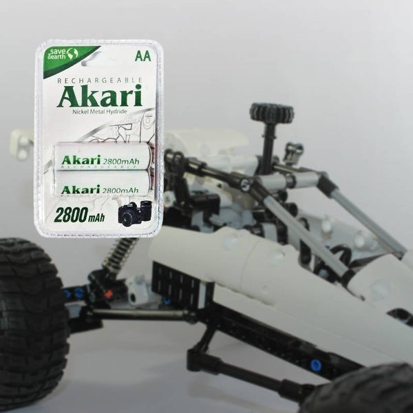 Akari Rechargeable Battery 2x2800mah AA NiMH (ARB2800MH-BP2)