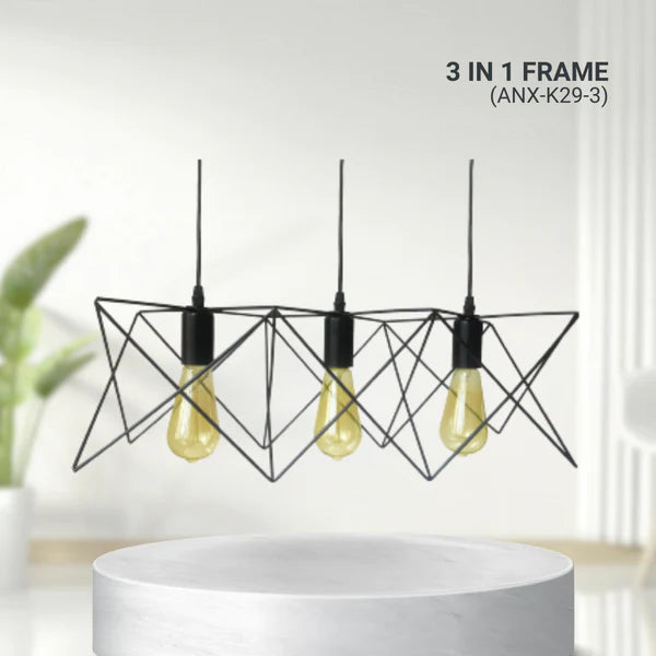 Nxled Chandelier Black 3in1 Frame (ANX-K29-3)