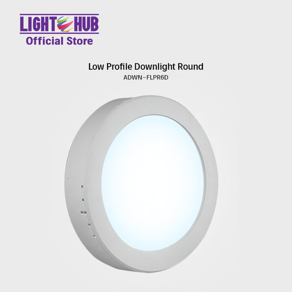 Akari LED Low Profile Downlight Round 6W Daylight (ADWN-FLPR6D)