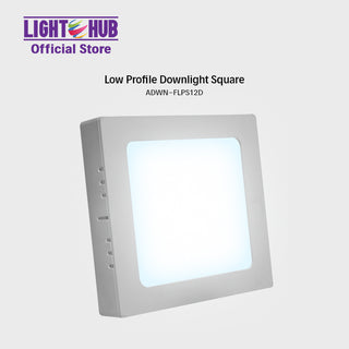 Akari LED Low Profile Downlight Square 12W Daylight (ADWN-FLPS12D)