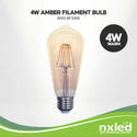 Nxled Amber Filament Bulb 4W (ANX-AFS4W)
