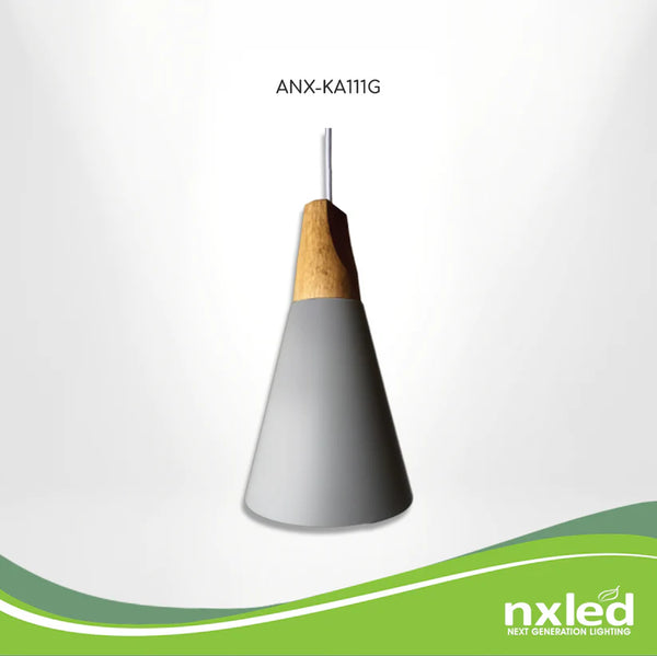 Nxled Wooden Cone Chandelier (ANX-KA111G)
