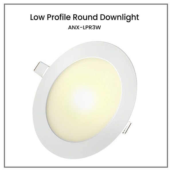 Nxled 3W LED Low Profile Downlight (ANX-LPR3W)