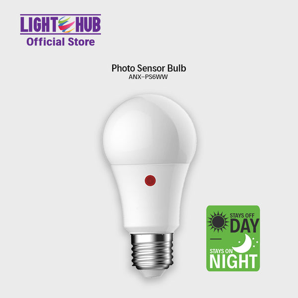Nxled 6W Photo Sensor Bulb  (ANX-PS6WW)