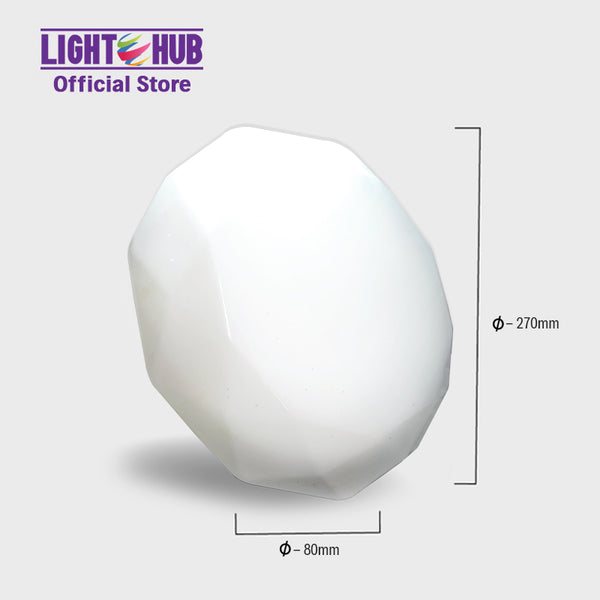 NXLED Diamond Ceiling TRICOLOR Light (ANX-TCD14W)