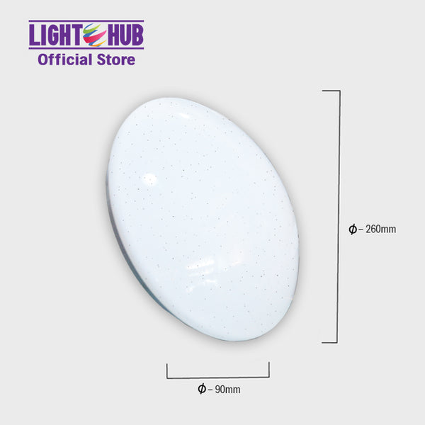 Nxled Tri-Color Glitter Ceiling Lamp (ANX-TSM14W)