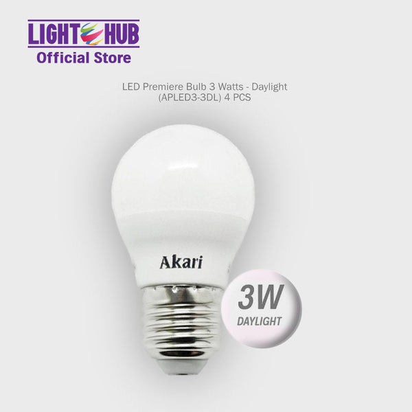 Akari LED Premiere Bulb 3 Watts (APLED3-3DL)