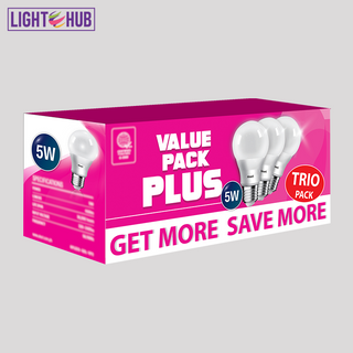 Akari LED Premiere Bulb 5 Watts Value Pack - Daylight (APLED3-5DL-VP2)