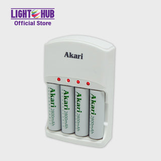 Akari Automatic Charger with 4x2800mah Battery (ARBC-804)