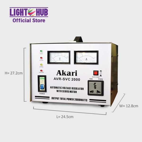 Akari Automatic Voltage Regulator - AVR 2000W (AVR-SVC 2000)