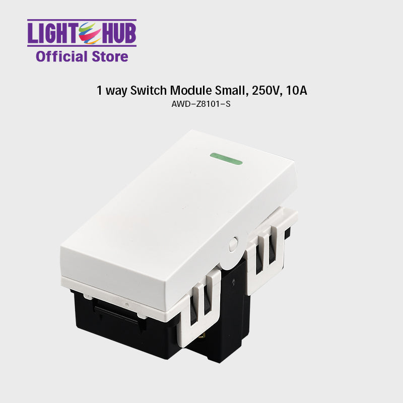 Akari 1 Way Switch Module Small (AWD-Z8101-S) | Lighthub.Store