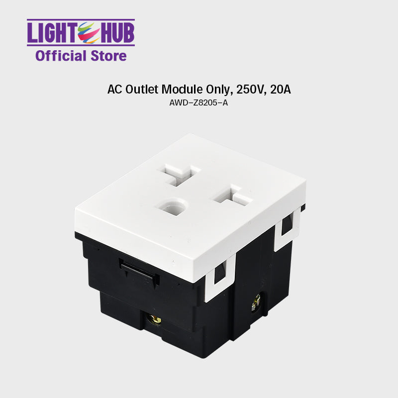 Akari AC Outlet Module Only (AWD-Z8205-A) | Lighthub.Store