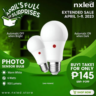 Nxled 6W Photo Sensor Bulb  (ANX-PS6WW)